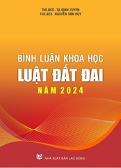 Sách Bình Luận Khoa Học Luật Đất Đai Năm 2024