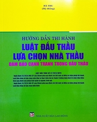 Sách Hướng Dẫn Thi Hành Luật Đấu Thầu, Lựa Chọn Nhà Thầu, Đảm Bảo Cạnh Tranh Trong Đấu Thầu.