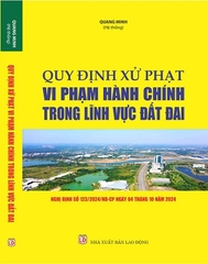 Sách Quy Định Về Xử Phạt Vi Phạm Hành Chính Trong Lĩnh Vực Đất Đai