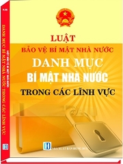 sách Luật Bảo Vệ Bí Mật Nhà Nước - Danh Mục Bí Mật Nhà Nước Trong Các Lĩnh Vực