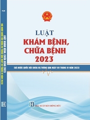 Sách Luật Khám Bệnh, Chữa Bệnh Năm 2023 (đã được Quốc hội khóa XV, thông qua ngày 09 tháng 01 năm 2023)