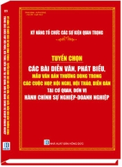 kỹ năng tổ chức các sự kiện quan trọng - tuyển chọn các mẫu diễn văn & bài phát biểu