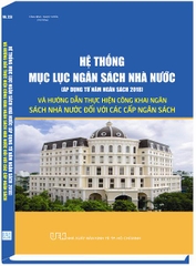 HỆ THỐNG MỤC LỤC NGÂN SÁCH NHÀ NƯỚC ÁP DỤNG TỪ NĂM NGÂN SÁCH 2018