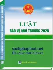 Sách Luật Bảo Vệ Môi Trường Năm 2020