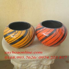 Chậu tròn xoẵn xuất khẩu