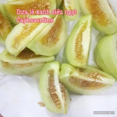 Hạt giống dưa lê táo xanh gói 30 hạt nhập Thái Lan (dưa lê xanh)