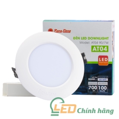 Đèn LED Âm Trần Downlight Rạng Đông 7W AT04 90/7W