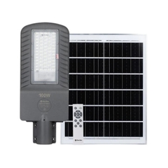 Đèn Đường Năng Lượng Mặt Trời Rạng Đông 100W CSD05.SL.RF Chính Hãng