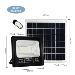 Đèn Pha Năng Lượng Mặt Trời 200W Jindian JD-T200