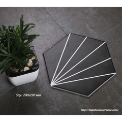 GẠCH LỤC GIÁC NK 20x23 PORCELAIN: 3D039