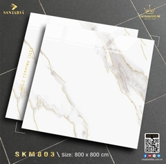 GẠCH KHẮC KIM VÀNG: SKM803