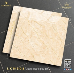 GẠCH KHẮC KIM VÀNG: SKM808