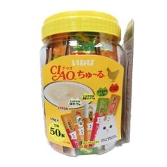 Thức ăn cho mèo Ciao Churu vị thịt gà 14×50 pcs (TSC-12T)