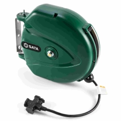 Dây dẫn điện dạng cuộn tự rút  15m SATA 98026 - 3-CORE CABLE REEL 3×1.5MM^2×15M