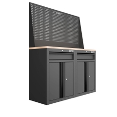 Tủ dụng cụ 122cm - 02 hộc kéo màu đen/đỏ CSPS VNDTC61002BB1-2