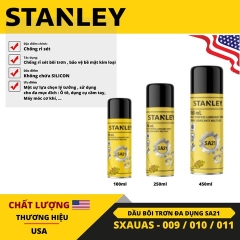 Bình xịt chống rỉ sét và bôi trơn Stanley SA21 SXAUAS-009, SXAUAS-010, SXAUAS-011