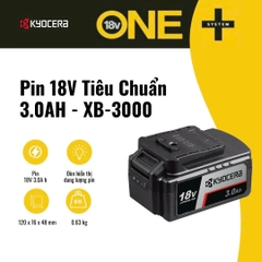 Máy Vặn Vít Động Lực 18V Tiêu Chuẩn Kyocera - BIDX-1800 (Combo Pin+Sạc)