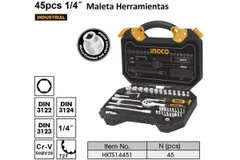 Bộ 45 Đầu Tuýp 1/4