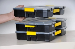 Hộp nhựa đựng mũi khoan, ốc vít 14 ngăn Stanley 1-97-483