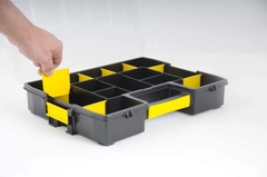 Hộp nhựa đựng mũi khoan, ốc vít 14 ngăn Stanley 1-97-483