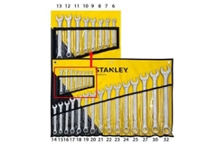 Cờ lê bộ vòng miệng hệ MET 23 chi tiết Stanley STMT33650-8