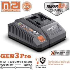 Sạc pin siêu nhanh 21V/6.5Ah Dekton M21-S65Pro