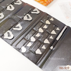 Bộ dưỡng đo bán kính 0.5-13mm (26 lá) Mitutoyo 186-902