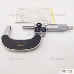Panme đo ngoài hiển thị số 25-50mm/0.01mm Mitutoyo 193-102