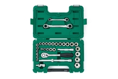 Bộ đầu cờ lê 1/2inch 1 bộ 33 cái Sata 09099