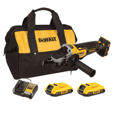 Dewalt DCG413BD2 Máy mài góc dùng pin 20Vmax/BL (Thân máy + 2 Pin DCD183 2Ah + Sạc DCD1102 + Túi vải)