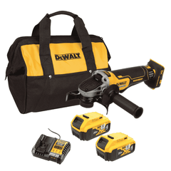 Dewalt DCG413BM2 Máy mài góc pin 20Vmax/BL (Thân máy + 2 Pin DCB182 4Ah + Sạc DCB1104 + Túi vải)