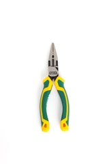 Kìm cắt dây kim loại mũi cong SATA 6 inch 70121D - HIGH LEVERAGE LONG NOSE PLIERS 6