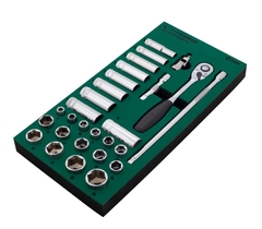 Bộ đầu cờ lê SATA 1 bộ 33 cái 09902