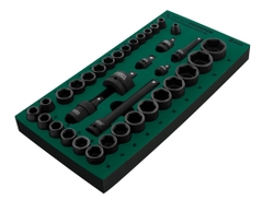 Bộ đầu cờ lê đen SATA 1 bộ 36 cái 09914