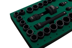 Bộ đầu cờ lê đen SATA 1 bộ 36 cái 09914