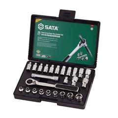 Bộ đầu tuýp 13mm 1 bộ 25 cái  SATA 09131 - 25PC. 13MM DR. PASS-THRU RATCHETING SET