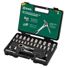 Bộ đầu tuýp 13-20mm 1 bộ 30 cái  SATA 09132 - 30PC. 13X20MM DR. PASS-THRU RATCHET SET