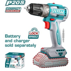 Máy khoan không chổi than dùng pin 20V (không kèm pin sạc) TDLI204531 TOTAL