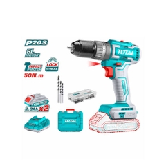 Máy khoan búa không chổi than dùng pin Lithium-Ion 20V TIDLI20508 TOTAL