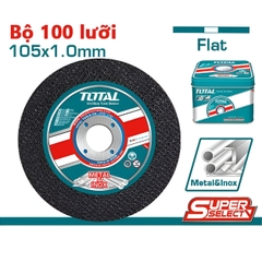 Bộ 100 đĩa cắt kim loại 105mm TAC210105100 TOTAL