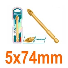 Mũi khoan gạch & kính 5x74mm TACG210512 TOTAL
