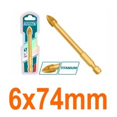 Mũi khoan gạch & kính 6x74mm TACG210612 TOTAL