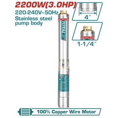 Máy bơm hỏa tiễn 2200W (3HP) Total TWP522001
