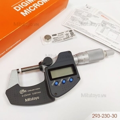 Panme điện tử đo ngoài 0-25mm/0.001mm (SPC) Mitutoyo 293-230-30