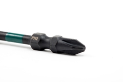 Bộ 10 đầu tuốc nơ vít đen loại 2 đầu SATA 59803 65mm - 10PC 1/4''  D/E IMPT BITS, 65MM L, #3#3