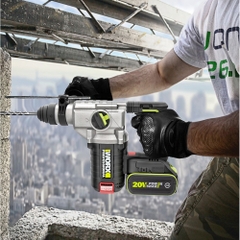 Máy khoan đục pin 20V WORX WU388