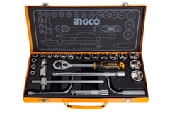 Bộ 24 Cái Đầu Tuýp (1/2Inch) HKTS0243 INGCO