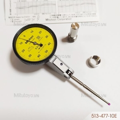 Đồng hồ so chân gập 0-1mm/0.01mm (Đầu ruby) Mitutoyo 513-477-10E