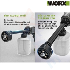 Máy phun xịt pin 20V WORX WU623.9