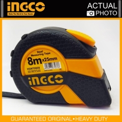 Thước Kéo Thép Nền Vàng HSMT0808 INGCO